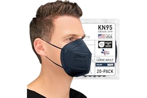 ACCUMED BNX KN95 Face Masks Made in USA (Adult Large, Adult Medium, Kids Small) (Earloop) (Model: E95/E95M/E95S)
