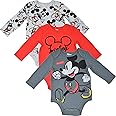 Disney Lion King Winnie the Pooh Mickey Mouse Minnie Mouse Baby 3 Pack Bodysuits Newborn to Infant