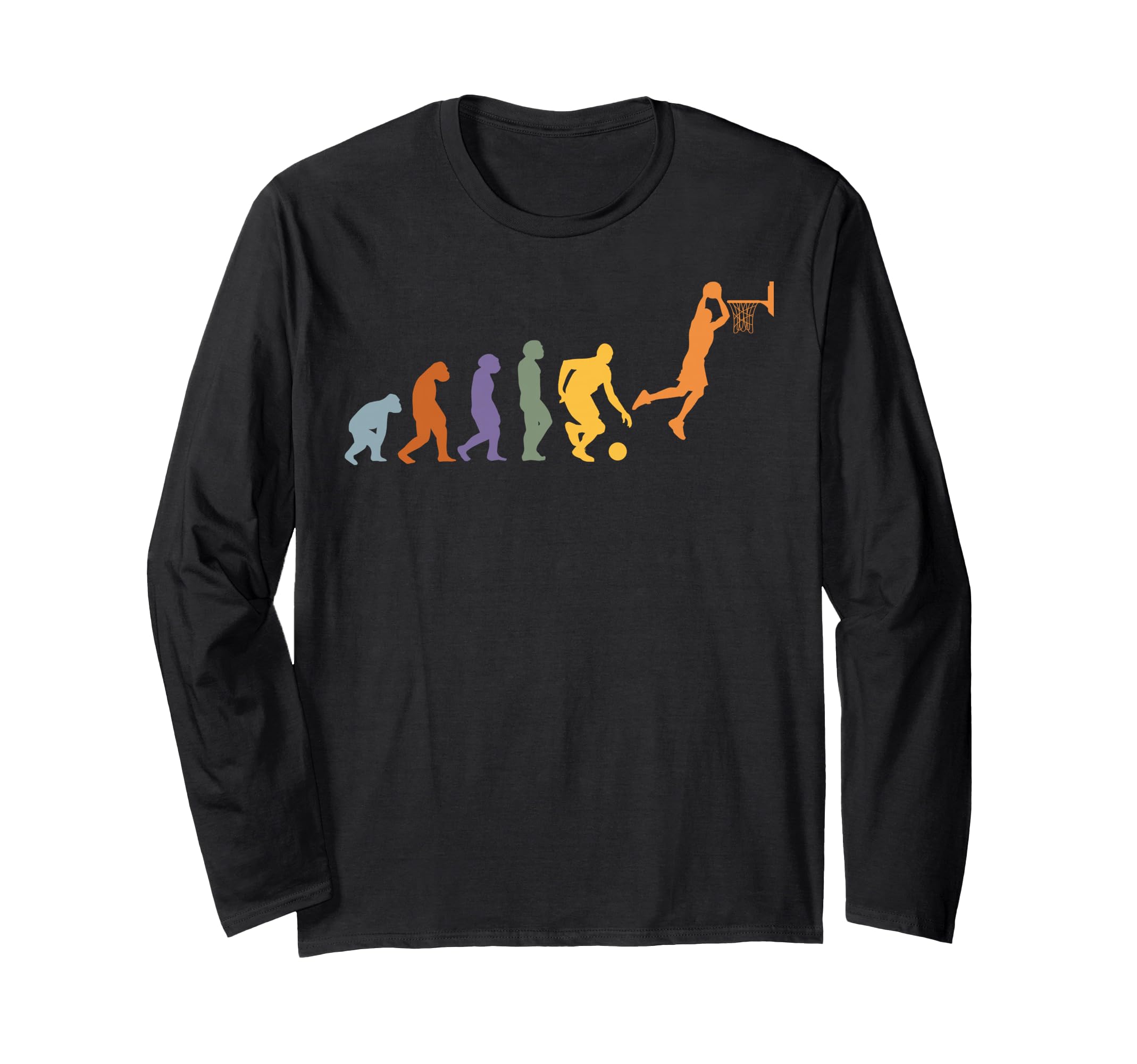 Basketball balls gamer basketballplayer Evolution BASKETBALL Long Sleeve T-Shirt