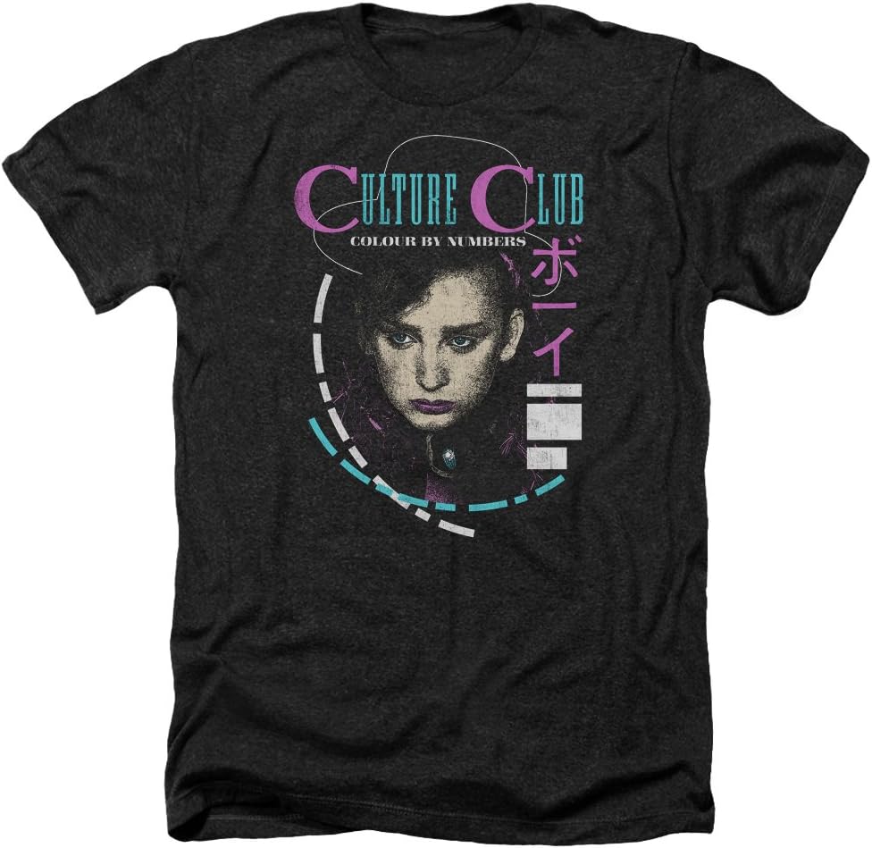 Culture Club - Colour By Numbers - Adult Heather T-Shirt - Small