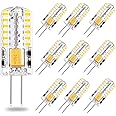 DOPKUSS G4 LED Bulbs 12V Led Light AC/DC Bi-Pin Base Landscape Light Bulbs 3 Watt 12v Light Bulb - G4 Bulb LED Lighting Equiavlent to 30W Low Voltage Warm White 2700K 10-Pack