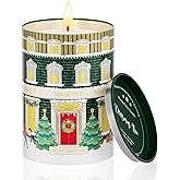 M&SENSE Christmas Candles Pine Scented Candle, Winter Candle Soy Wax, 11.3oz 70 Hour Clean Burn Holiday Candles for Home, Winter Relaxing Aromatherapy Candle Gifts for Thanksgiving