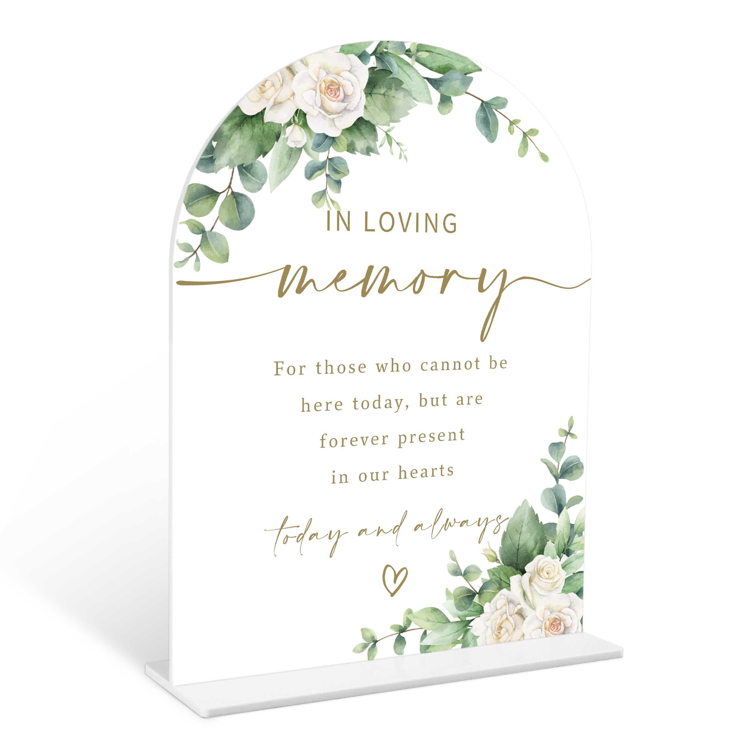 Greenery 'Love Can Be Hot' Acrylic Wedding Sign - 8x11 Inch Arch With Holder, Ceremony & Reception Decor - View #6