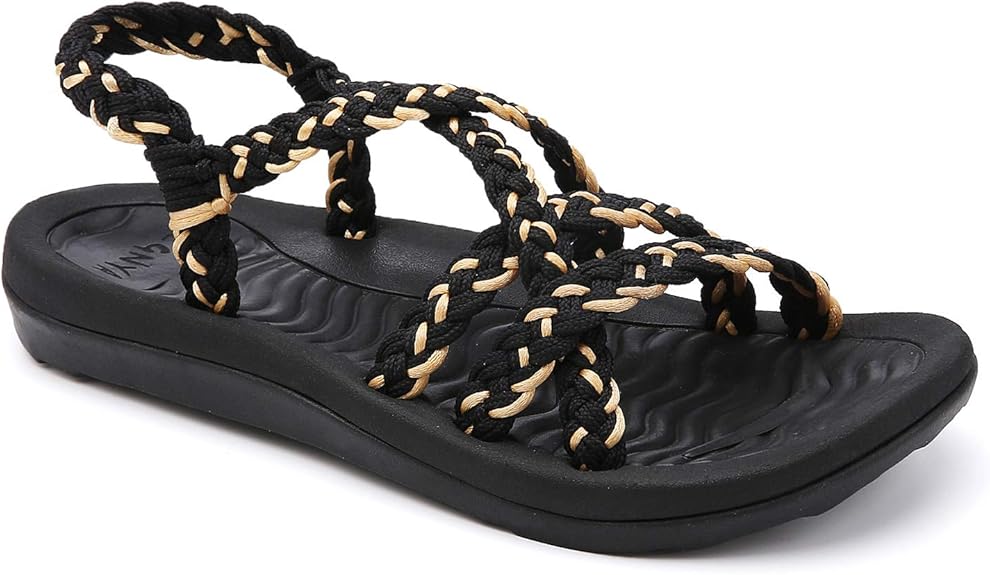 Amazon.com | MEGNYA Women's Comfortable Walking Sandals with Arch Support, Athletic Hiking 