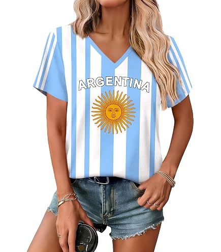 Amazon.com: Tutiinca Di Maria 11 Jersey Style - Argentina Soccer