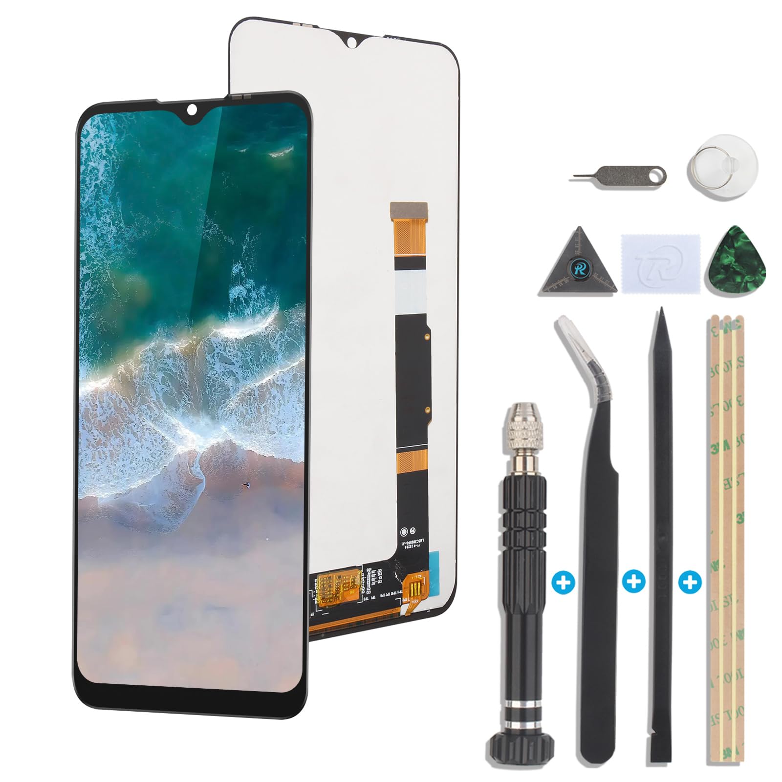 RongZy For 30SE LCD screen replacement for 30 SE touchscreen digitiser display with tools