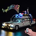 T-Club Upgrade RC LED Light Kit with Sound for Lego Ghostbusters Ecto-1 10274, Lighting Kit Compatible with Lego 10274 (Not Include Building Block Set) (with Sound RC)
