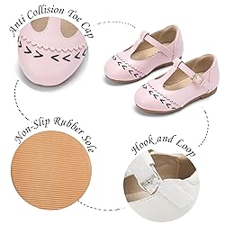 Tegeek Girls Toddler/Little Kid Mary Jane Flats