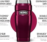 Thermos Stainless King Travel Tumbler 470ml Raspberry Insulated Flask view 2