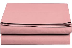 Elegant Comfort Premium Hotel Quality 1-Piece Flat Sheet, Luxury and Softest 1500 Premium Hotel Quality Microfiber Bedding Fl