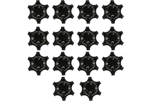 ZHOUSUFEN 14Pcs f Spikes Pin Replacement Turn Fast Twists Shoe Spikes Soft Spikes Fast Twists Stud for f Shoes Part