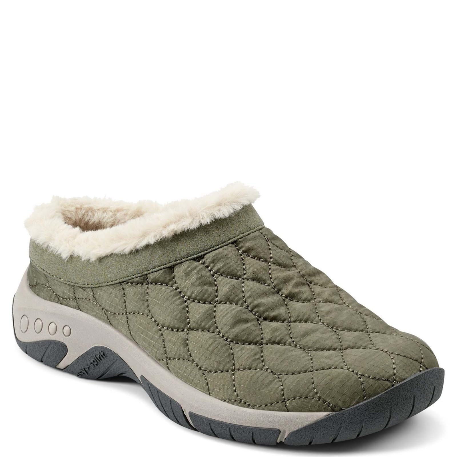 Easy Spirit Women’s Wimmy2 Slip-on Round Toe Casual Clogs, Olive Green 311, 8 W