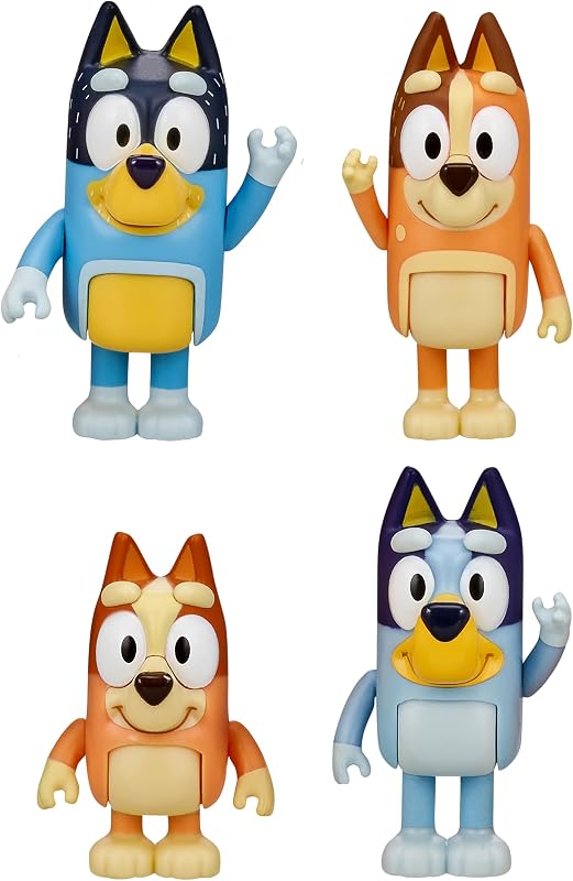 Pack de 4 Figuras Familia, Figuras de 6,3-7,6 cm