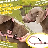 Fida Slip Lead for Dogs 1.8m Pink Reflective Training Rope Leash view 5