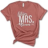 Personalized Bride To Be T-Shirt With Heart And Ring, Customized Engagement Mrs. Shirt With Ring, Bachelorette Party Bride Shirt, Custom Wedding Clothes, Personalized Fiance Tee, Honeymoon T-Shirts