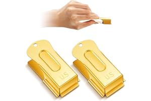 VercanMonth 2 Pieces Brass Pet Training Clicker Signaling Cricket Clicker Metal Dog Clicker for Puppy Cats Trainer Pet Owners (Gold)