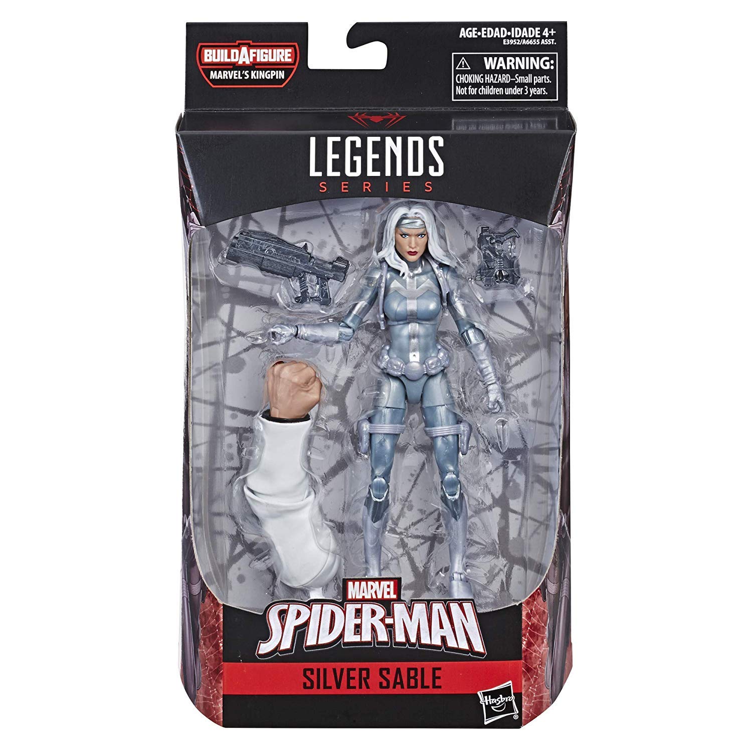 Mua ハズブロ スパイダーマン マーベルレジェンド 6インチ アクションフィギュア キングピンシリーズ シルバーセーブル Hasbro Spider Man 19 Marvel Legends 6inch Kingpin Series Silver Sable 最新 アメコミ レジェンズ Ml 並行輸入品 Tren Amazon Nhật Chinh Hang