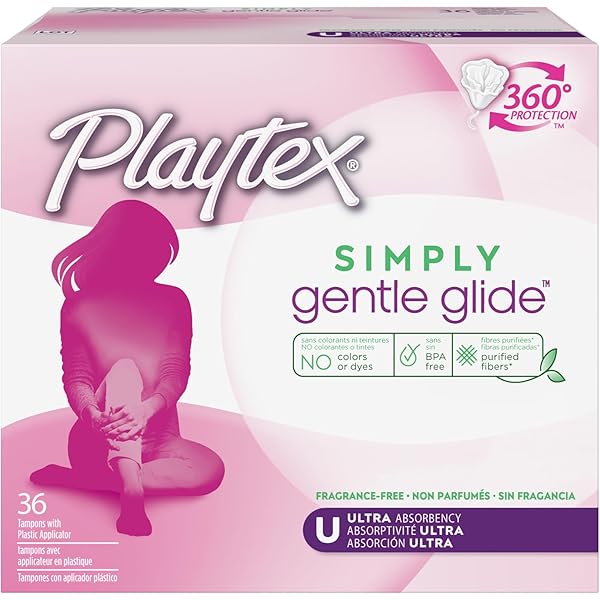 Amazon.com: Playtex Gentle Glide 360 衛生棉條,清新香味