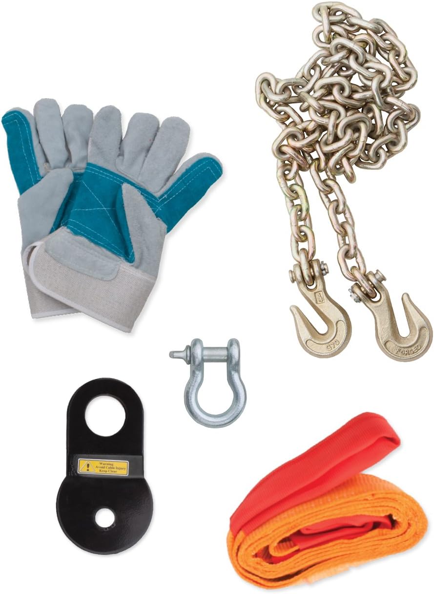 Rampage Products 86630 Black Universal Recovery Winch Accessory Kit: Automotive