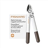 Fiskars PowerGear Lopper, Lightweight Anvil Garden Tool, White