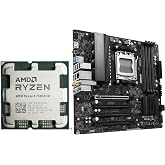 MICRO CENTER AMD Ryzen 5 7500X3D Processor with ASRock B850M-C Motherboard | CPU Motherboard Combo, AM5, DDR5, PCIe 5.0 x16, Gen5 M.2, WiFi 6, USB 3.2 Gen2 Type-C, Micro ATX Motherboard