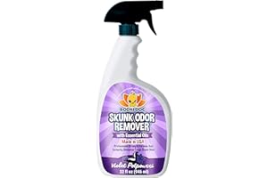 Bodhi Dog Pet Deskunk Spray Odor Eliminator- Skunk Smell Remover with Essential Oils for Dogs, Cats, Furniture, Carpet & Clot