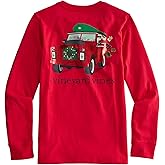 Vineyard Vines Boys Santa Expedition Long-Sleeve Tee