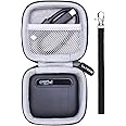 L LTGEM EVA Hard Carrying Case for Crucial X10/X10 Pro/X9/X9 Pro/X6 or WD 1TB/2TB Elements SE Portable SSD (Case Only)