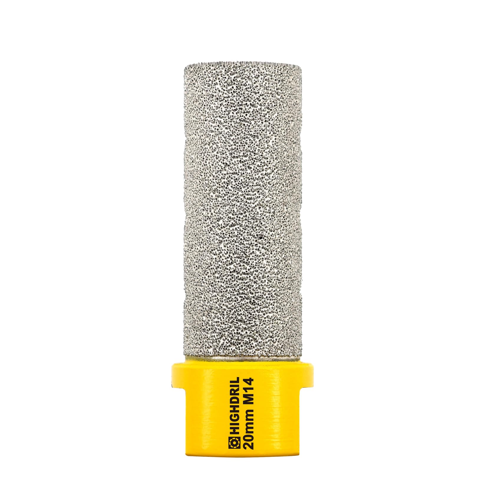 HIGHDRIL Diamond Milling Bit for Enlarging and Shaping Hole,Diameter 20mm (4/5") Dry Drilling Core Bit for Porcelain,Hard Ceramic,Granite and Marble