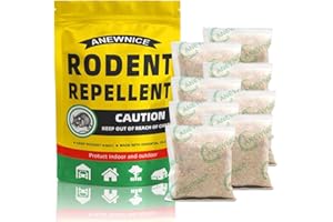 ANEWNICE Rodent Repellent, Peppermint Rodent Repellent, Mice Repellent for House, Natural Mouse Repellent Pouches for Car Engines,Mouse Repellant, Mouse Deterrent,Mice Away 8P