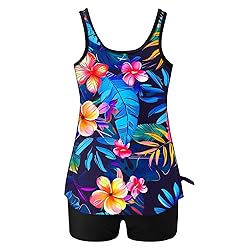 Tankini Swimsuits for Women Tummy Control Blouson