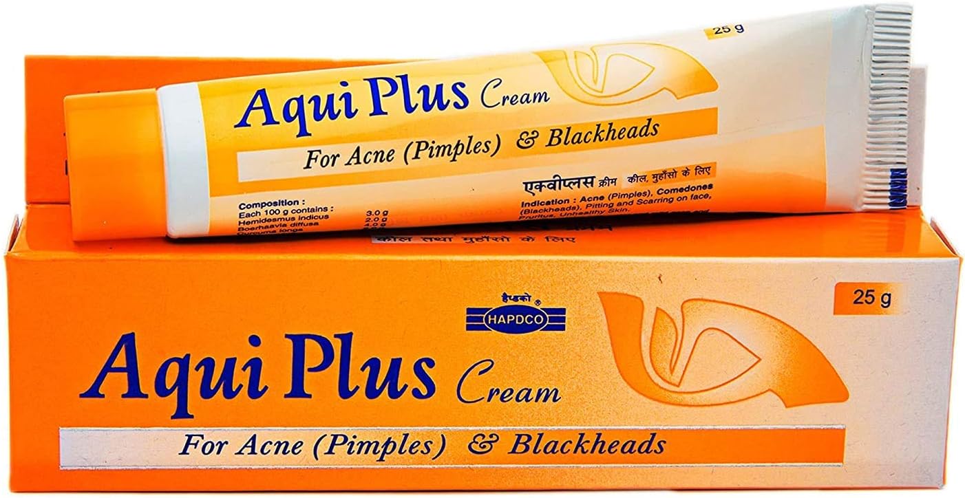 Aqui Plus Cream 25g HAHNEMANN for Acne (Pimples) & Blackheads