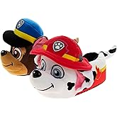 Nickelodeon Paw Patrol and SpongeBob Squarepants Slippers - Sponge Bob Chase Marshall Slipper Sandals - Plush Lightweight Warm indoor Comfort Soft Aline House Sandal (Toddler/Little Kid/Big Kid)