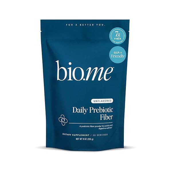 DAILY PREBIOTIC FIBER – FIBER SUPPLEMENT POWDER FOR DIGESTIVE HEALTH & GUT HEALTH – FIBER POWDER UNFLAVORED PREBIOTICS, NON-GMO DIETARY FIBER, GLUTEN & SUGAR FREE SOLUBLE FIBER SUPPLEMENTS-30 SERVINGS