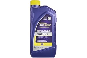 Royal Purple 01050 SAE 50 Heavy Duty High Performance Synthetic Motor Oil - 1 Quart Bottle