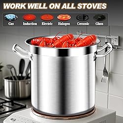Large Stock Pot - 24QT Stainless Steel Stockpot