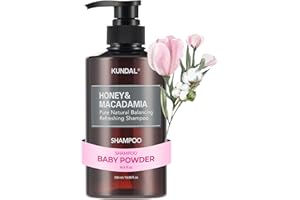 Kundal Honey & Macadamia Natural Shampoo Korean Hair Care Shampoo Damage Repair Strengthen, Nourish, with Honey, Argan Oil, M