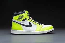 Nike Men's Air Jordan 1 Retro High Og Shoes, Volt