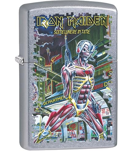 Amazon.com: Zippo Lighter: Iron Maiden, Powerslave - Street Chrome