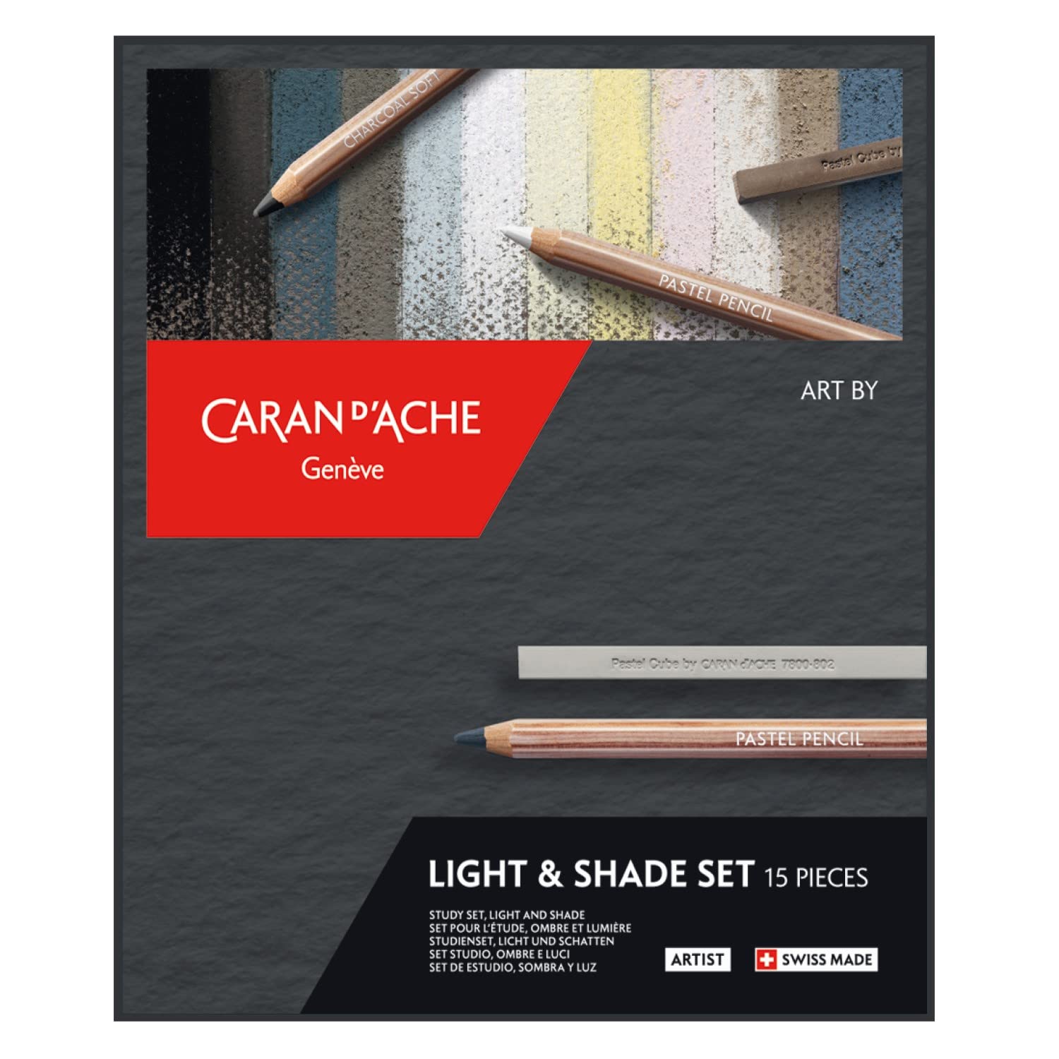 Caran d'Ache 776.815 Art by Light and Shadow Set 15 Pieces