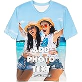 Pranboo® Custom T-Shirts, Cooling Fabric & Moisture Wicking for Unisex Adult丨Youth, Add Personalized Text · Photo · Logo