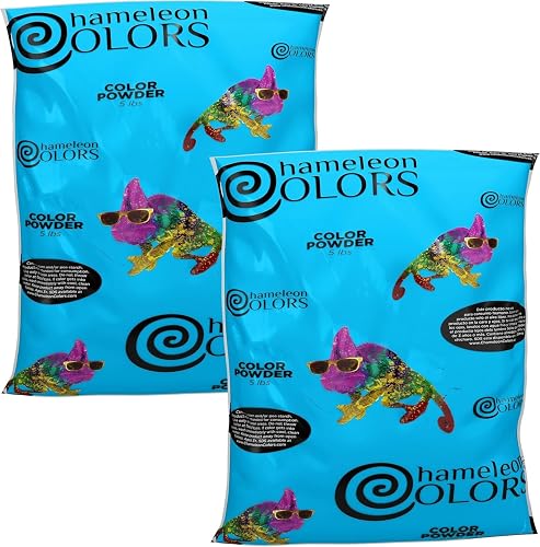 Chameleon Colors Blue Gender Reveal Powder - 2 x 5 lb Bags - Vibrant ...