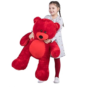 VERCART Teddybär XL 92cm Kuscheltier Stofftier Plüschbär Teddy Plüschtiere Kinder Alters Für Geburtstag Hochzeit Valentinstag