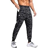 G Gradual Men's Joggers with Zipper Pockets Lightweight Athletic Workout Pants Quick Dry Sweatpants for Men Running Hiking