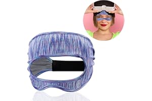 Dohia VR Eye Mask Breathable Elastic Face Cover VR Sweat Band for Oculus Quest 2 HTC Vive PS Gear VR Workouts D2-VRYZ (Blue)