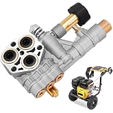 7108366 Pressure Washer Pump Manifold Replacement Kit | Compatible with 510020 and 520006 axial pressure washer manifold systems, complete pump head assembly for direct replacement