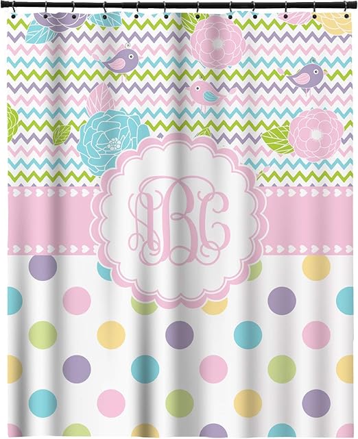 Amazon Com Rnk Shops Girly Girl Extra Long Shower Curtain 70