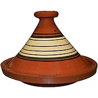 Moroccan Lead Free Cooking Tagine Glazed X-Large 13 Inches in Diameter Authentic Food