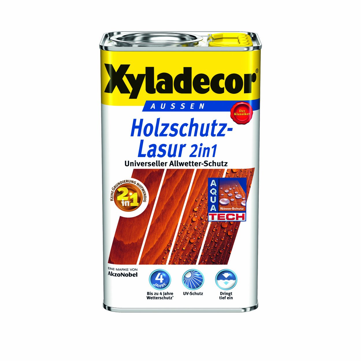 Xyladecor 2 in 1 Wood Preservative for Exterior Timbers, 5 litres, Colour: Clear.