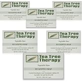 Tea Tree Therapy Vegetable Base Bar Soap, Eucalyptus, 6 Count